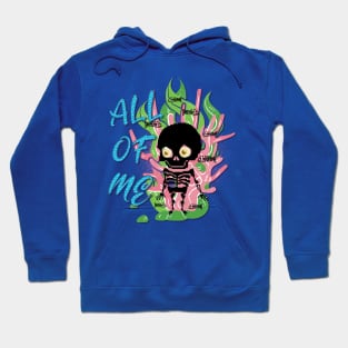 Teethgrinder Glitch Skull - All Of Me Hoodie